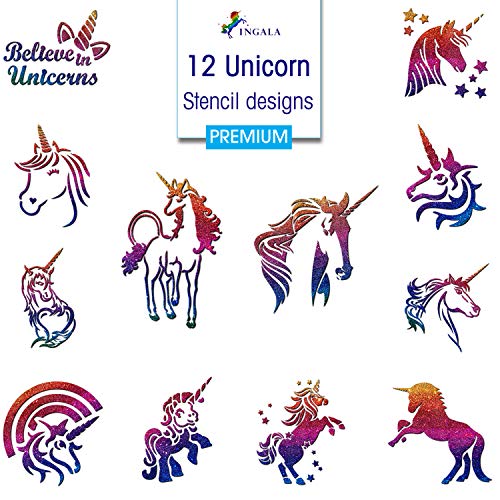 Glitter Tattoo Set with 146 Designs for Kids & Adults - Face, Henna & Airbrush Art