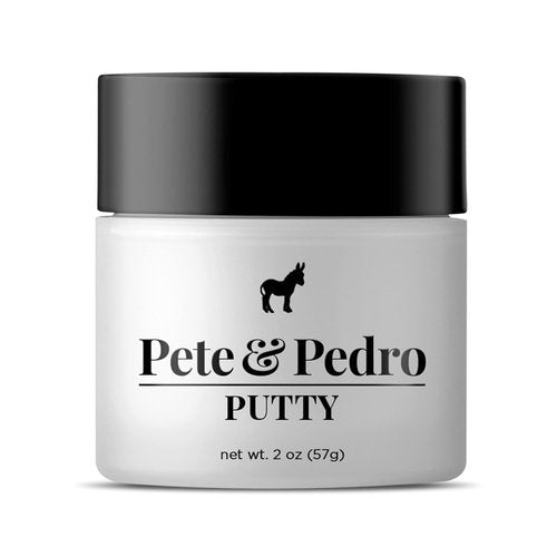 Pete & Pedro Hair Putty - Strong Hold Matte Finish Clay for Men | Ideal for Medium & Short Hairstyles, 2 oz.