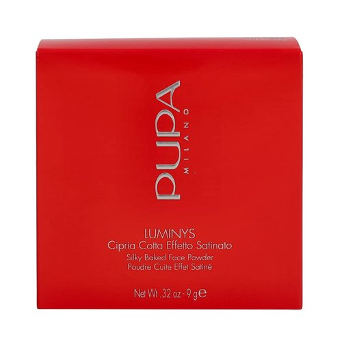 Pupa Baked Powder - Luminys Silky Baked Face Powder with Satin Effect (01 Ivory Beige)
