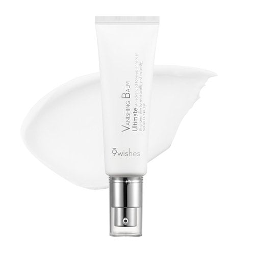 9 Wishes VB Ultimate Tone-Up Cream - Hydrating Makeup Primer & Moisturizer with Niacinamide | 1.7 Fl. Oz.