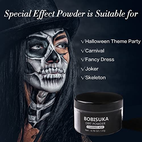 Special Effects Makeup Dirt Powder - Charred Ash Halloween & Film Use 0.78 oz