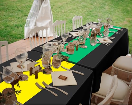 Disposable Plastic Tablecloths 54x108 Inches for Parties and Events - 12 Pack