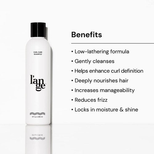 L'ANGE HAIR Curl Care Gentle Shampoo - Nourishing & Moisturizing Formula | Reduces Frizz & Boosts Shine