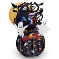3D Halloween Ghost Greeting Card - Spooky Holiday Decorations & Gifts