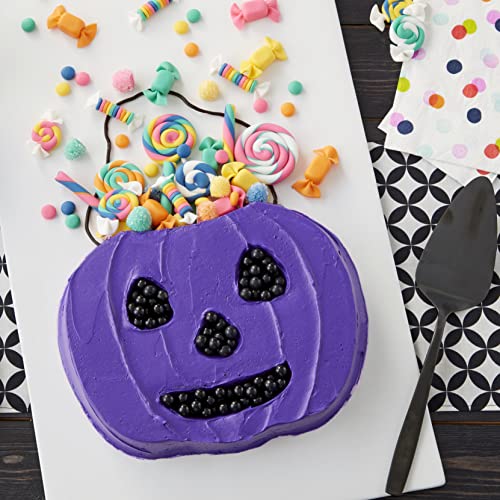 11-Inch Jack-O-Lantern Fluted Cake Pan for Halloween and Holiday Baking