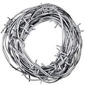 Silver Faux Barbed Wire Rope - 8 Pieces, 32.8 Feet Total for Decor & Crafts (Variation of Silver / 8)