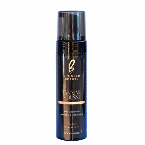 Self Tanning Mousse | MEDIUM - 6.76 Fl Oz - Enriched with Vitamin E & Aloe Vera for Radiant Skin