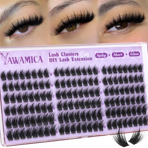 Short Manga Lash Clusters 10-14mm Spiky Anime Eyelash Extensions - Variation of THIS listing