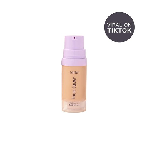 Tarte Face Tape Foundation - Full-Coverage, 12hr Waterproof, Hydrating & Smoothing, Natural Matte Finish