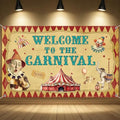 Halloween Carnival Backdrop 73x43 Inch Vintage Circus Photo Background