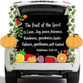 Religious Trunk or Treat Decorations Kit with Bible Verse Banner, Faux Branches & Pumpkins