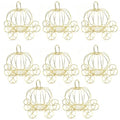 Golden Pumpkin Carriage Candy Box - Cinderella Princess Centerpiece for Parties