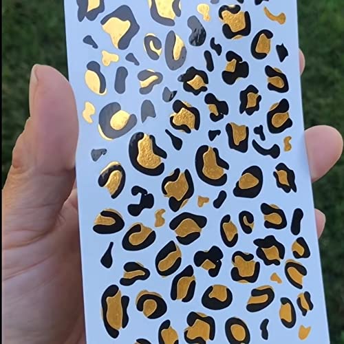 Leopard Print Temporary Tattoo Kit with Face Ears & Tail - Halloween Costume Accessory