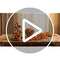 Fall Decor Set with Mini Pumpkins, Maple Leaves, Pinecones & Acorns - 50 Pieces