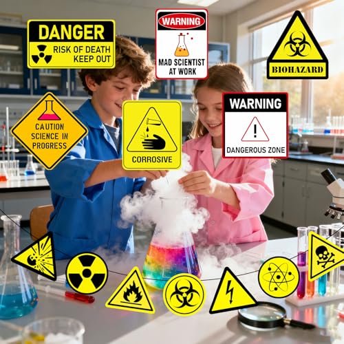 Science Party Banner for Lab & Classroom Decor - Mad Scientist Theme