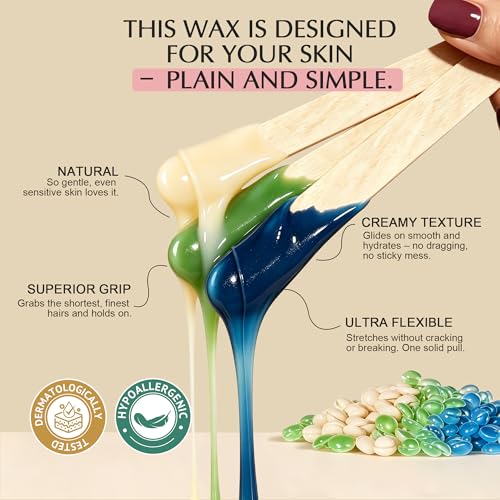 Digital Waxing Kit for Women & Men - White Chocolate Variant, Hair Removal