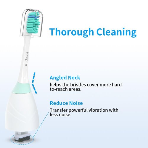 Replacement Toothbrush Heads for Philips Sonicare Electric Toothbrush, Replacement Brush Heads Compatible with Philips Sonicare Electric Toothbrush, 6Pack