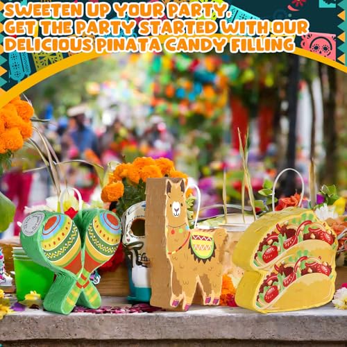 12 Pcs Mini Piñata Set Fiesta Mexican Party Decorations Variation of THIS listing