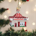 KFC Restaurant Glass Blown Christmas Ornament - Handcrafted Holiday Decor
