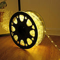 50ft Waterproof Rope Lights - Warm White Connectable LED Outdoor Decor