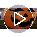 6ft Halloween Inflatable Ghost and Pumpkin Decor Set - Outdoor Spooky Decorations