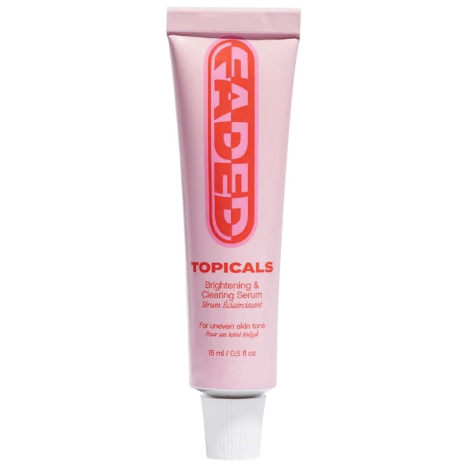 Topicals Faded Brightening Serum - Reduces Discoloration & Blemish Marks | Kojic Acid & Niacinamide | Vegan & Cruelty-Free (0.5 Fl Oz)
