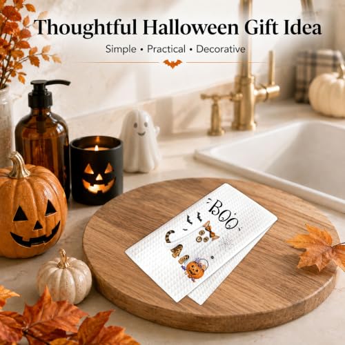 Bengal Cat Halloween Kitchen Towel - Funny Cat Lover Gift - 16x24 Inches