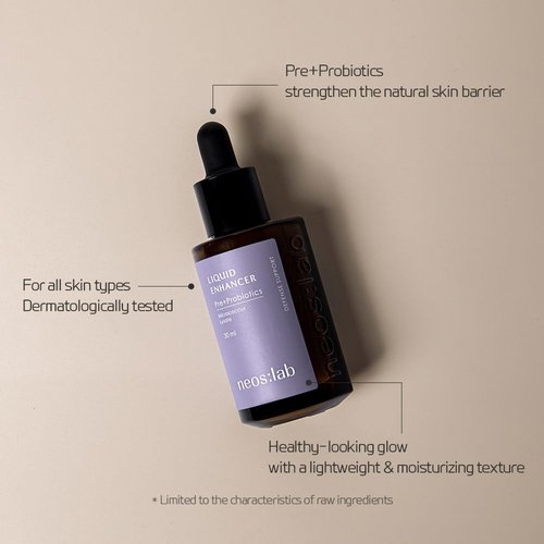 Skiennix Liquid Enhancer Pre+Probiotics Facial Serum - 1.01 fl. oz. | Hydrating, Balancing & Skin Defense for Sensitive Skin