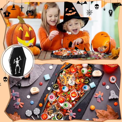Halloween Coffin Charcuterie Board - Wooden Serving Tray for Parties