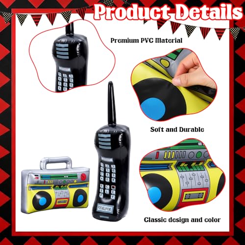 Inflatable Boom Box and Mobile Phone Party Decorations - Halloween Celebration Supplies