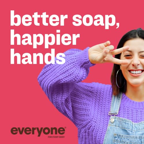 Everyone Liquid Hand Soap - Ruby Grapefruit, Plant-Based Cleanser, 12.75 Fl Oz