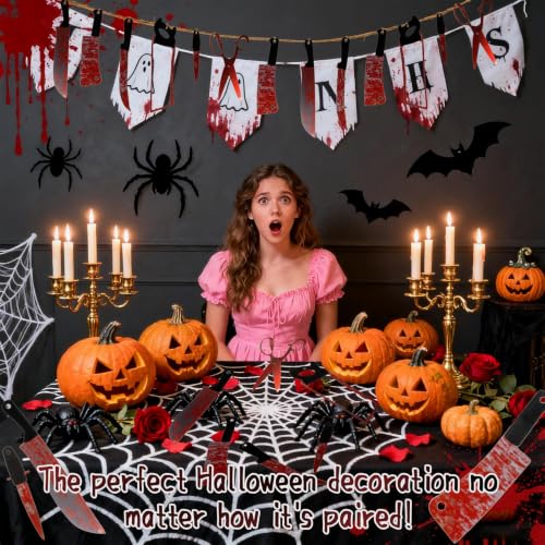 Halloween Bloody Weapon Banner Set - Horror Knife Party Decorations