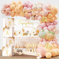 Fall Baby Shower Decorations Set for Girl - Rustic Pumpkin Theme Party Supplies