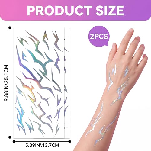 Temporary Tattoo Sheets for KPOP Demon Hunters - Clear Variation