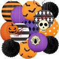Halloween Paper Lanterns Set for Party Decorations - Spooky Festive Decor