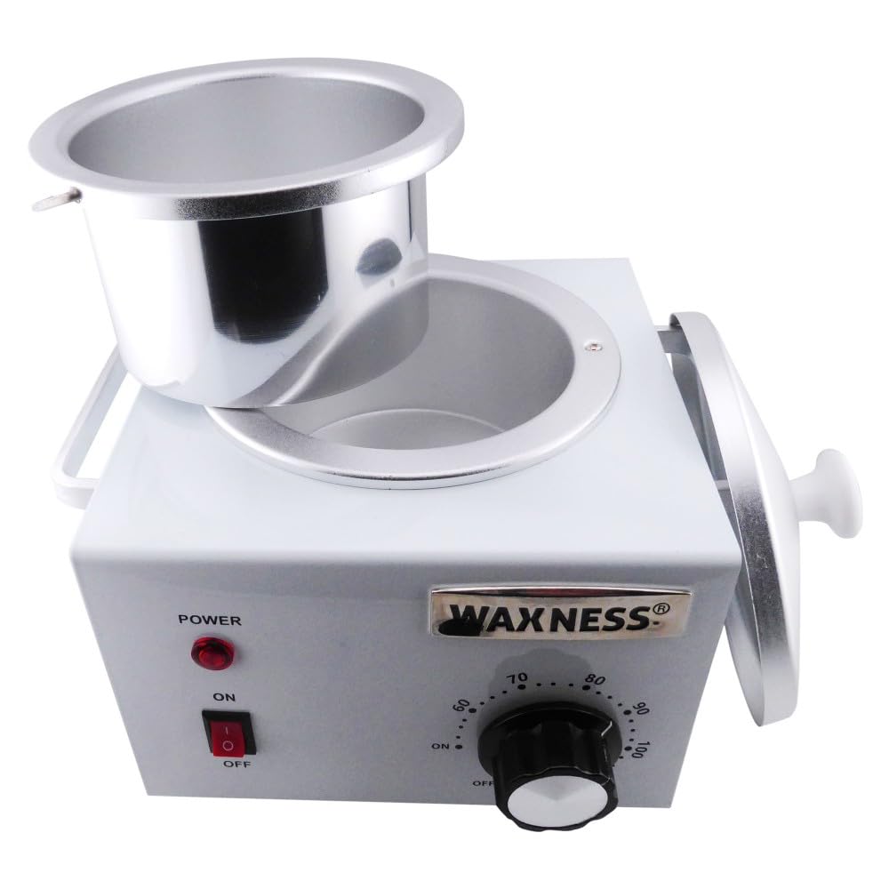 Waxness Professional Wax Heater WN-5001 White Elite-Series 1 lb - 5 Years Warranty