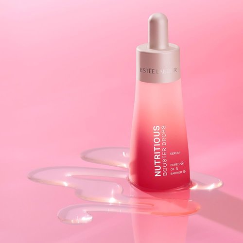 Estée Lauder Hydrating Booster Drops Serum - Niacinamide for Pore Minimizing & Barrier Strengthening, 1.2 Fl Oz