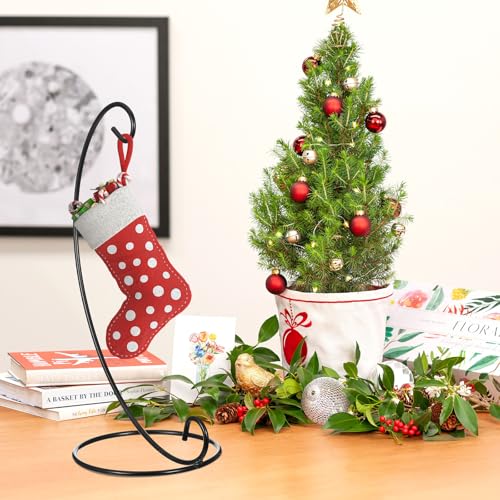 Heavy-Duty 13-Inch Ornament Display Stands for Art, Glass, Witch Balls - 6 Pack