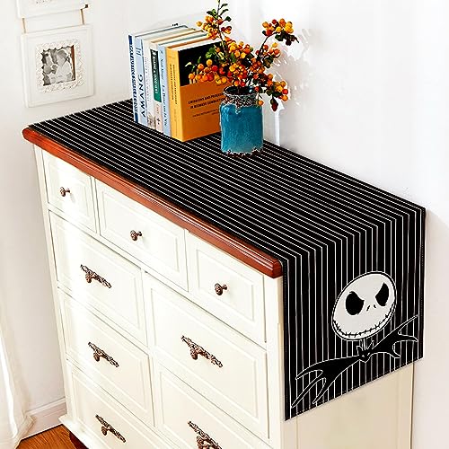 Halloween Jack-o'-Lantern Table Runner 13 x 72 Inches - Birthday & Christmas Party Decor