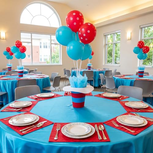 Party & Celebration 6-Piece Patriotic Balloon and Top Hat Table Decor Set - 4th of July
