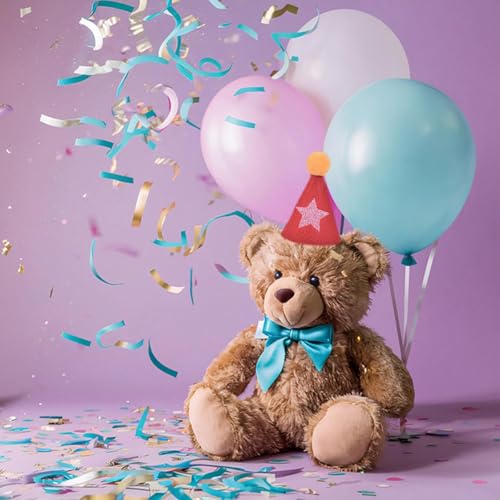 Mini Felt Party Hats for Stuffed Animals & Pets - Multi-Coloured 1 Set