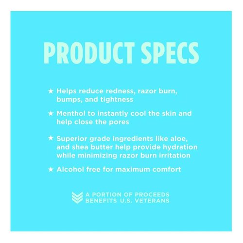 Duke Cannon Supply Co. - Ice Cold Cooling Effect After-Shave Balm, (6 oz) Closes Pores and Soothes Skins to Prevent Irritation (6 oz.)