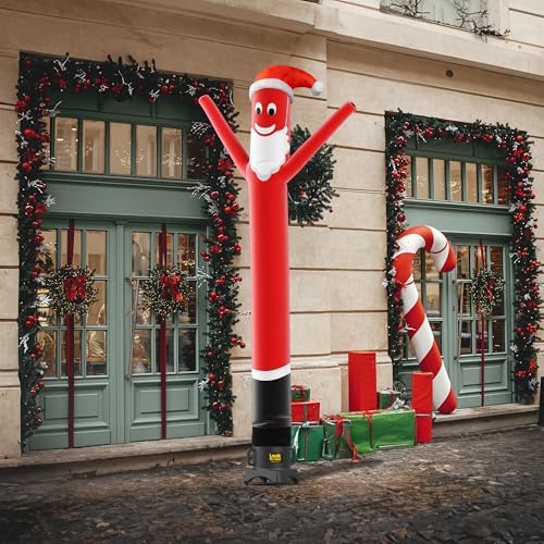 Santa Disguise Air Dancer Inflatable Tube Man - 10ft Christmas Outdoor Decoration