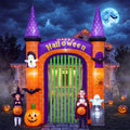 Halloween Inflatable Archway 10.8FT Tombstone Pumpkin Ghost Decor Outdoor