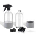 YOCASII 2PCS 500ml Glass Spray Bottles Set – Refillable spray bottles for Hair, Cleaning & DIY Solutions – Perfect for travel essentials, Home & Garden Use