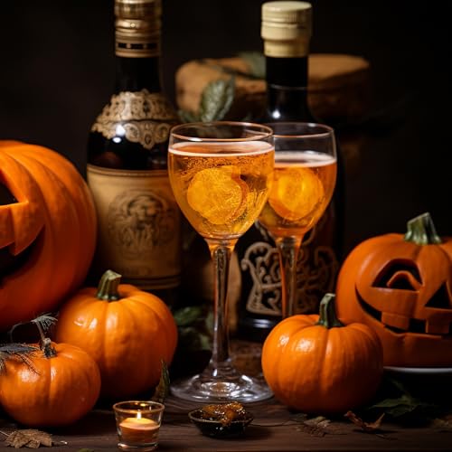 Halloween Silicone Pumpkin Ice Cube Trays 3 Pack - Food & Dessert Molds