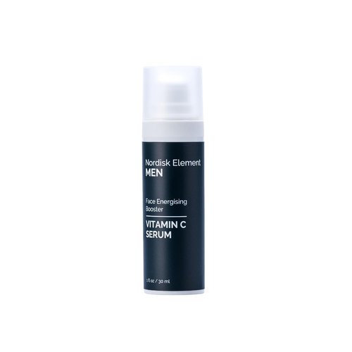 Nordisk Element Vitamin C Face Serum for Men - Brightening Anti-Aging Formula with Hyaluronic Acid | 1 Fl Oz
