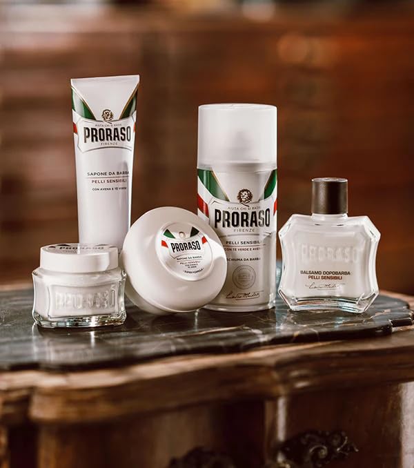 Proraso Sensitive Shaving Soap 5.2 Oz - No Parabens, Silicones or Artificial Colors