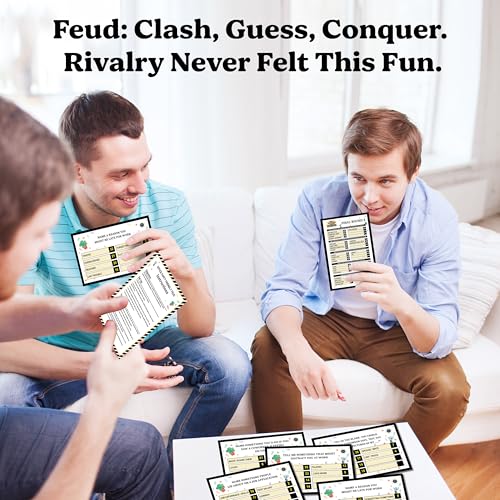Office Feud Game - Team Building Trivia & Group Party Activity with Paper Clip Variation