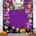 AIBIIN Purple Halloween Photo Backdrop - 70.8x78.7 Inch for Photography